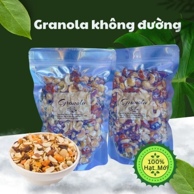 Granola không đường - Ngũ cốc ăn kiêng giảm cân, không chất bảo quản, dinh dưỡng cho gym yoga 115k 2