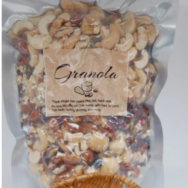 Granola không đường - Ngũ cốc ăn kiêng giảm cân, không chất bảo quản, dinh dưỡng cho gym yoga 115k 7