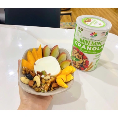 Granola Min Min 500g Ngũ Cốc Ăn Liền Lành Mạnh Bữa Phụ Gia Đình - 235k 9