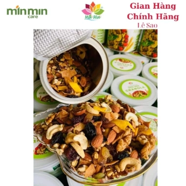 Granola Min Min 500g - Ngũ Cốc Hạt Ăn Liền Dinh Dưỡng, Giá Khuyến Mãi 185.000₫