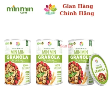 Granola Min Min 500g - Ngũ Cốc Hạt Ăn Liền Dinh Dưỡng, Giá Khuyến Mãi 185.000₫