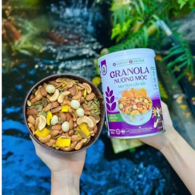 Granola Mix Trái Cây BH.NONG - Ngũ Cốc Hạt Không Yến Mạch Ăn Kiêng, Giá 230k