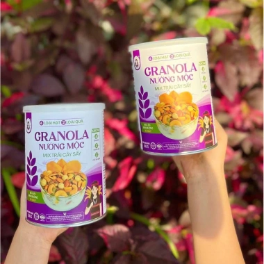 Granola Mix Trái Cây Sấy Nướng Mộc BH.NONG 500g Lon Thiếc – Đậm Đà Dinh Dưỡng, Bổ Sung Năng Lượng Ăn Vặt 3