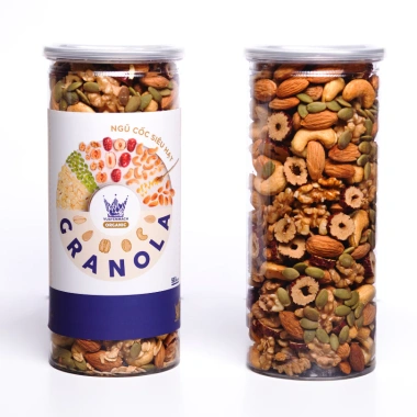 Granola Ngũ Cốc Siêu Hạt Premium 500g 10% Yến Mạch Vua Yến Mạch Giá 249.000đ