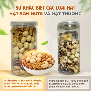 Granola Ngũ Cốc Siêu Hạt Son Nuts 500g - Macca dinh dưỡng, tốt tim mạch, phù hợp bà bầu và ăn kiêng, giá 214.000 VND 4