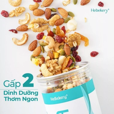 Granola Siêu Hạt 3 Vị Truyền Thống, Choco, Matcha – Hebekery Phurba, Ngũ Cốc Ăn Vặt, 209.000₫