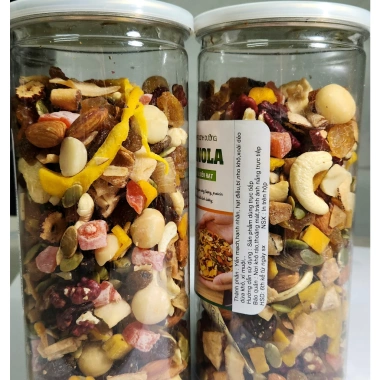 Granola Siêu Hạt Dinh Dưỡng Nguyên Vị 500g - Thơm Ngon, Giá 120k Giảm Đặc Biệt 3 Granola Siêu Hạt Dinh Dưỡng Nguyên Vị 500g - Thơm Ngon, Giá 120k Giảm Đặc Biệt 3