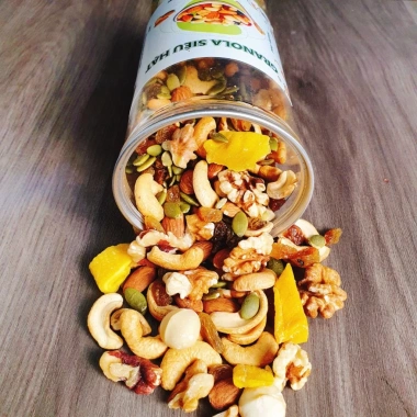 Granola Siêu Hạt Không Yến Mạch 500g - Giòn Thơm, Giàu Dinh Dưỡng, Giảm Cân 5 Granola Siêu Hạt Không Yến Mạch 500g - Giòn Thơm, Giàu Dinh Dưỡng, Giảm Cân 5