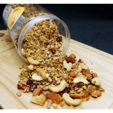 Granola siêu hạt ngũ cốc ăn kiêng giảm cân mix hạnh nhân hạt điều 500g 89.000đ