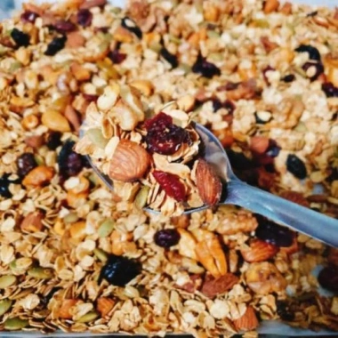 Granola siêu hạt ngũ cốc ăn kiêng giảm cân mix hạnh nhân hạt điều 500g 89.000đ 4 Granola siêu hạt ngũ cốc ăn kiêng giảm cân mix hạnh nhân hạt điều 500g 89.000đ 4