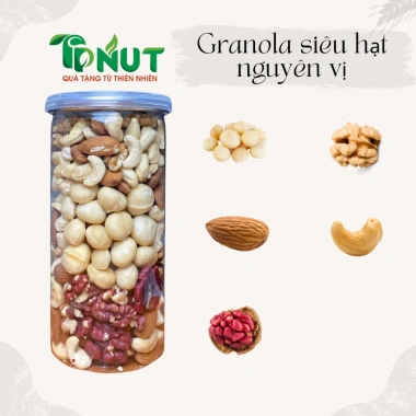 Granola siêu hạt TPNut 500g không yến mạch - Ăn kiêng, giảm cân, giá ưu đãi 159.000₫ 8 Granola siêu hạt TPNut 500g không yến mạch - Ăn kiêng, giảm cân, giá ưu đãi 159.000₫ 8