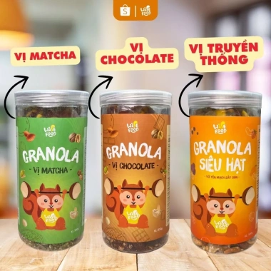 Granola Siêu Hạt Wise Food 500g 10% Yến Mạch Sấy Giòn, Bổ Dưỡng, Giá 174.999 VND 2