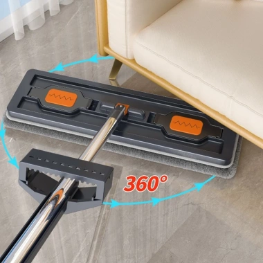 GREENSINDOOR 152cm Cây lau nhà tự vắt – Lau 360°, sàn sạch khô nhanh, 135.900₫