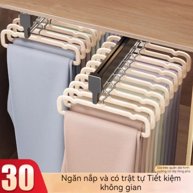 GREENSINDOOR 30 móc treo quần áo Velvet xoay 360° đa năng – Treo khăn thông minh, 74.500₫