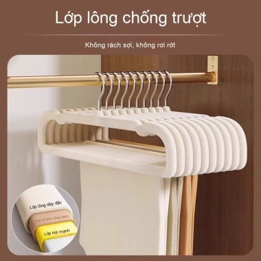 GREENSINDOOR 30 móc treo quần áo Velvet xoay 360° đa năng – Treo khăn thông minh, 74.500₫