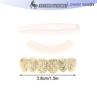 Grillz Kim Loại Vàng Bạc Hip Hop Tháo Rời Trang Sức Nha Khoa Cosplay Giá 31.240₫
