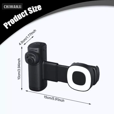 Grip Cầm Selfie Camera cho Điện Thoại – Chống Trượt, Đèn LED, Đa Dụng Du Lịch, Vlog Gia Đình – Giá 667.700₫