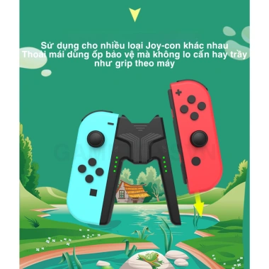 Grip sạc đa năng AOLION cho Joy-Con gắn ốp - Tương thích Switch OLED/V1‑V2/Lite, giảm 22% 2 Grip sạc đa năng AOLION cho Joy-Con gắn ốp - Tương thích Switch OLED/V1‑V2/Lite, giảm 22% 2