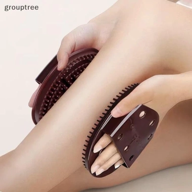 Grouptree Bộ 2 Bàn Chải Massage Cơ Thể Màu Nâu - Giảm Cân Tại Nhà, Giá 53.130₫ 9