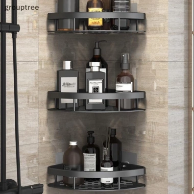 Grouptree Kệ Treo Tường Phòng Tắm Góc 2 Tầng Dễ Lắp Dầu Gội WC - Giá 104.500₫ 4 Grouptree Kệ Treo Tường Phòng Tắm Góc 2 Tầng Dễ Lắp Dầu Gội WC - Giá 104.500₫ 4