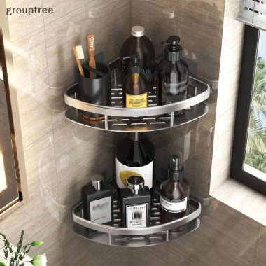 Grouptree Kệ Treo Tường Phòng Tắm Góc 2 Tầng Dễ Lắp Dầu Gội WC - Giá 104.500₫ 5 Grouptree Kệ Treo Tường Phòng Tắm Góc 2 Tầng Dễ Lắp Dầu Gội WC - Giá 104.500₫ 5