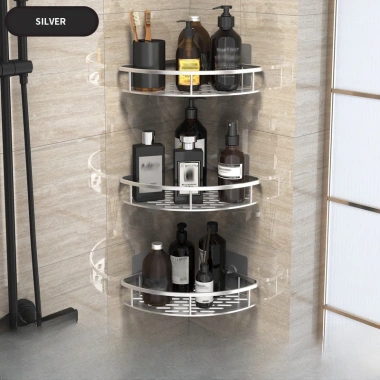 Grouptree Kệ Treo Tường Phòng Tắm Góc 2 Tầng Dễ Lắp Dầu Gội WC - Giá 104.500₫ 15 Grouptree Kệ Treo Tường Phòng Tắm Góc 2 Tầng Dễ Lắp Dầu Gội WC - Giá 104.500₫ 15