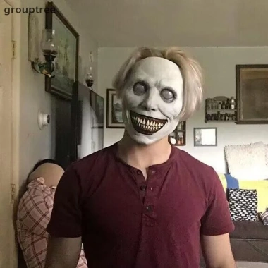 Grouptree Kinh Dị The Exorcist Mặt Cười Quỷ - Mặt nạ Cosplay Halloween Đáng Sợ Nhựa 5 Grouptree Kinh Dị The Exorcist Mặt Cười Quỷ - Mặt nạ Cosplay Halloween Đáng Sợ Nhựa 5