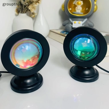 Grouptree LED USB Hoàng Hôn - Đèn máy chiếu neon, trang trí nhà, đèn ngủ di động, giảm giá 55.400₫ 6