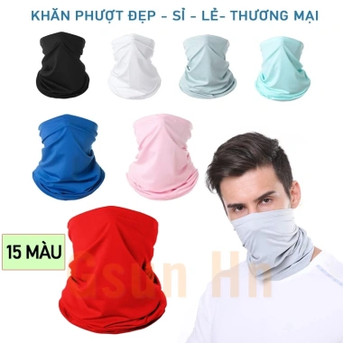 GSUN Khăn Đa Năng Bảng Màu Ống Trùm Cổ Mặt Chống Nắng Thoáng Khí Giãn 40.000₫