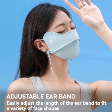 GTUBIKE Ice Silk Kem Chống Nắng Thoáng Khí 3D Sụn, Chống UV, Hỗ Trợ Mặt Nạ và Bảo Vệ Góc Mắt - Giá 75.600 VND 9