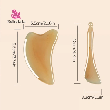 Gua Sha Board mỏng đa năng Body Scraping Facial - Bộ dụng cụ mát xa giảm giá 6 Gua Sha Board mỏng đa năng Body Scraping Facial - Bộ dụng cụ mát xa giảm giá 6