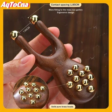 Guasha Mũi Gỗ AqToCna - Massage Hạt Đồng, Chống Tĩnh Điện, Thư Giãn Mặt Mũi 4 Guasha Mũi Gỗ AqToCna - Massage Hạt Đồng, Chống Tĩnh Điện, Thư Giãn Mặt Mũi 4
