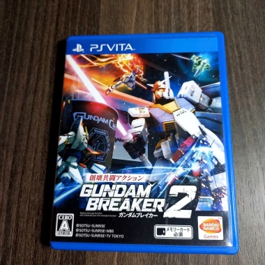 Gundam Breaker 2 PSVita Nhật - Giá 250.000 VND, giảm 55.000, game hành động nhập vai