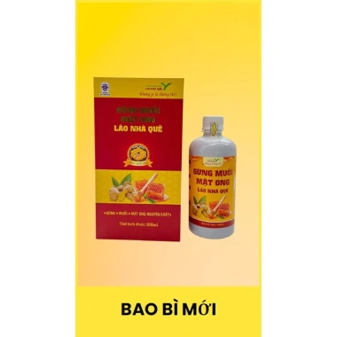 Gừng Muối Mật Ong Lão Nhà Quê 500ml - Tăng Cường Sức Khỏe, Giá 499k 4