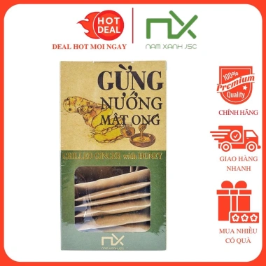 Gừng Nướng Mật Ong Nam Xanh 90g - Thảo dược tăng sức khỏe, giảm mệt mỏi, giá chỉ 165.000đ