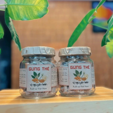 Gừng Thẻ Vị Nguyên Bản 150g - Hũ Thủy Tinh, Giảm Giá 89.000₫, Tăng Cường Sức Khỏe