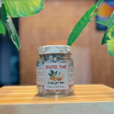 Gừng Thẻ Vị Nguyên Bản 150g - Hũ Thủy Tinh, Giảm Giá 89.000₫, Tăng Cường Sức Khỏe