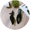 Guốc sục da lộn gót nhọn 6p Shopee - Giá 119k, ảnh chụp thật, da mềm, độ bền cao 5