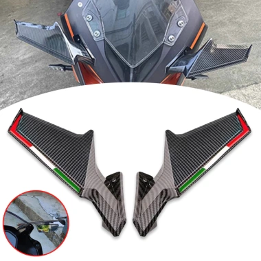 Gương bên cánh gió điều chỉnh xoay chiếu hậu cho Kawasaki Ninja 400, ZX-6R, ZX-10R 2.023-2.021