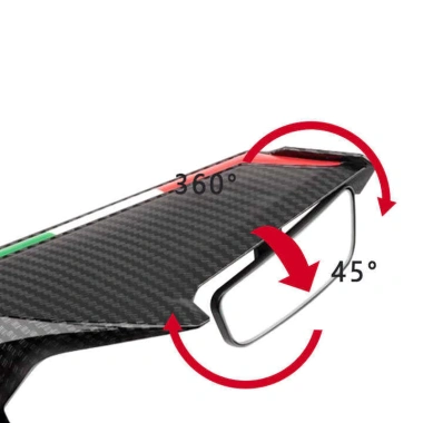 Gương bên cánh gió điều chỉnh xoay chiếu hậu cho Kawasaki Ninja 400, ZX-6R, ZX-10R 2.023-2.021