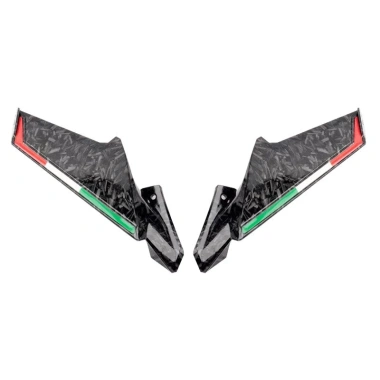 Gương bên cánh gió điều chỉnh xoay chiếu hậu cho Kawasaki Ninja 400, ZX-6R, ZX-10R 2.023-2.021