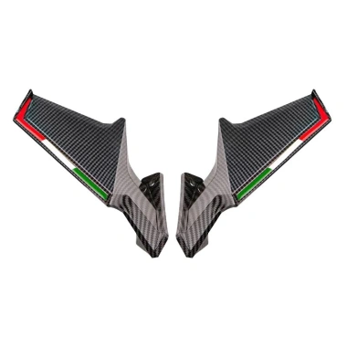 Gương Bên CBR 650R Winglets Cánh Gió Điều Chỉnh Xoay, Phù Hợp CBR650R/500R/400R 2.019‑2.024