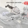 Gương Cánh Én SM1 360 Xoay Gập - Tương Thích SH, NVX, PG1, XSR, CB, Z1.000, Duke 790 - Giá 199k 2
