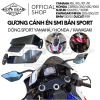 Gương Cánh Én SM1 Sport cho Yamaha và Honda - Giá ưu đãi 168k, góc nhìn rộng, mỏng nhẹ