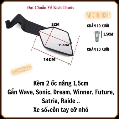 Gương Cánh Én V1 V2 V3 Mặt Kính Trắng Siêu Cao Cấp Góc Nhìn Rộng Kích Thước Chắc Chắn Giá ưu đãi 185.000 VND 10 Gương Cánh Én V1 V2 V3 Mặt Kính Trắng Siêu Cao Cấp Góc Nhìn Rộng Kích Thước Chắc Chắn Giá ưu đãi 185.000 VND 10