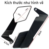 Gương Cánh Én V2 Cao Cấp Mặt Kính Trắng Chống Lóa, Góc Nhìn Rộng Loại Điểm Mù An Toàn 6