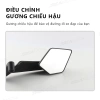 Gương Cánh Én V2 Cao Cấp Mặt Kính Trắng Chống Lóa, Góc Nhìn Rộng Loại Điểm Mù An Toàn 8