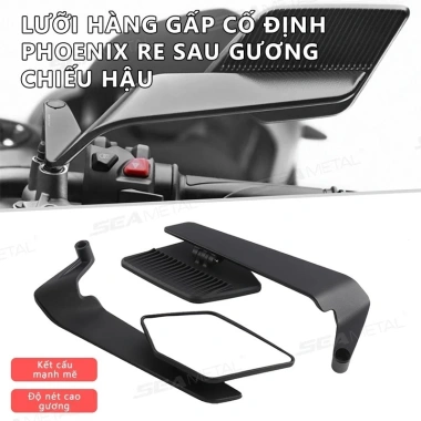 Gương Cánh Én V2 Kính Trắng Góc Nhìn Rộng Chỉnh Nét Cao Bền Chắc Đẹp Giá 191k