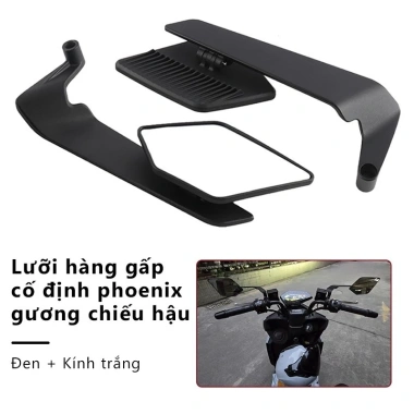 Gương Cánh Én V2 Kính Trắng Góc Nhìn Rộng Chỉnh Nét Cao Bền Chắc Đẹp Giá 191k