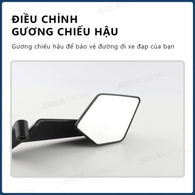 Gương Cánh Én V2 Kính Trắng Góc Nhìn Rộng Chỉnh Nét Cao Bền Chắc Đẹp Giá 191k